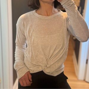 JAC Parker Super Cozy Twist-Front Top — S/M